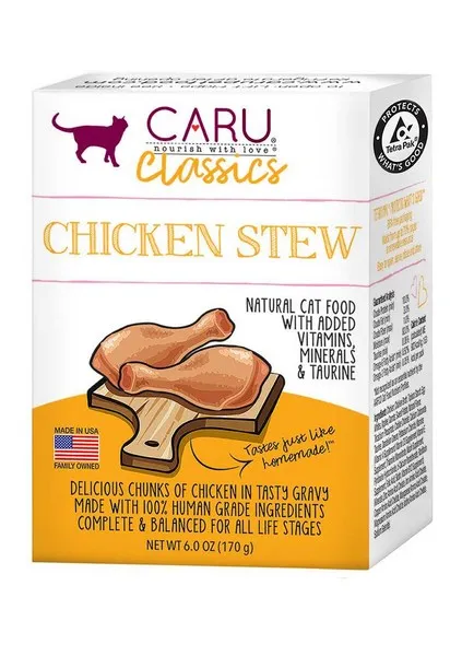 12/5.5oz. Caru Cat Chicken Stew - Health/First Aid